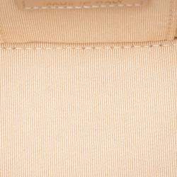 Pre Owned حقيبة صغيرة فانتي شانيل بني مبطن لؤلؤي كافيار بقمة سلسلة