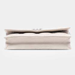 مملوكة مسبقًا Chanel Brown CC Quilted Calfskin Double Stitch Hamptons Wallet on Chain