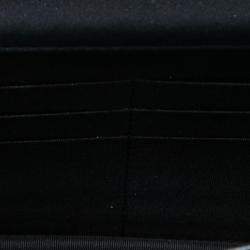 Pre Owned محفظة شانيل جلد خراف منفوخ حزام لؤلؤي سلسلة سوداء CC