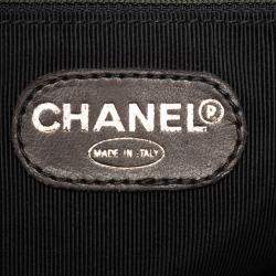 مملوكة مسبقًا حقيبة توت شانيل سي سي كافيار أسود