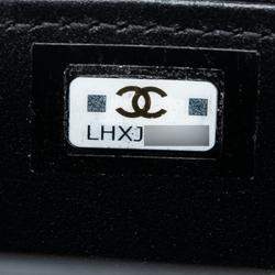 Pre Owned Chanel Black Mini Quilted Caviar Coco Casino Vanity Case