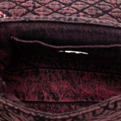 مملوكة مسبقًا حقيبة شانيل صغيرة مربعة وردية بغطاء واحد كويلتد ديمبريشن