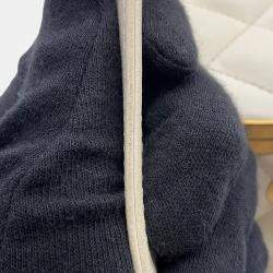 Pre Owned Chanel Chain shoulder Bag White Lambskin