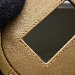 Pre Owned Chanel Chain shoulder Bag White Lambskin