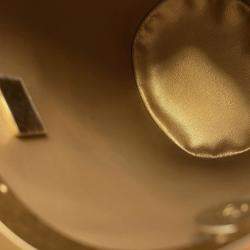 Pre Owned Chanel Chain shoulder Bag White Lambskin