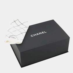 Pre Owned Chanel Matelasse Double Flap Chain Shoulder Bag Black Caviar Leather Size 23