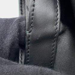 Pre Owned Chanel Matelasse Ultra Stich Chain Shoulder Bag Black Leather