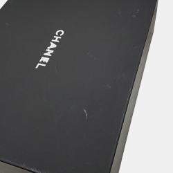 Pre Owned Chanel Matelasse Ribbon Bow Bag 2Way Handbag Black Lambskin