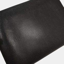 Pre Owned Chanel Black Calfskin Clutch Bag