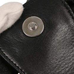 مملوكة مسبقًا Chanel Black Lambskin Luxury Chain Around Hobo Bag