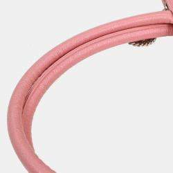 مملوكة مسبقًا حقيبة يد شانيل ميداليون جلد عجل وردي