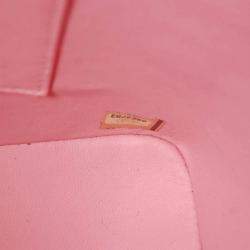 مملوكة مسبقًا حقيبة يد شانيل ميداليون جلد عجل وردي