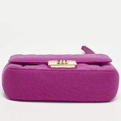 مملوكة مسبقًا Chanel Chic With Me Mini Pink Quilted Jersey Flap Bag