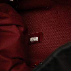 Pre Owned Chanel Black Medium Quilted Calfskin Yacht Expandable Zip Tote