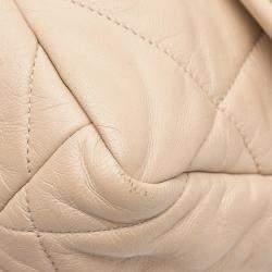 Pre Owned Chanel Brown Medium Lambskin 19 Flap