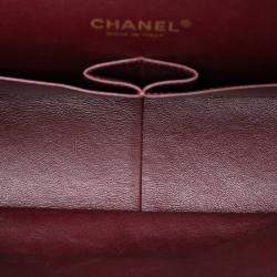 مملوكة مسبقًا حقيبة شانيل دبل رفرف ماكسي كلاسي ك كافيار أسود