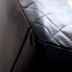 Pre Owned حقيبة يد شانيل تسوق كافيار كبيرة سوداء