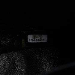 Pre Owned حقيبة شانيل سوداء متوسطة كلاسيك كافيار دابل فلاب