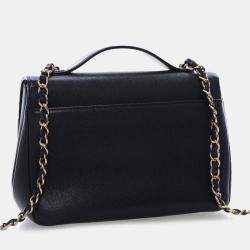 مملوكة مسبقًا Chanel Black Medium Caviar Business Affinity Top Handle Bag