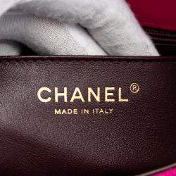 Pre Owned حقيبة رفرف مع قماش مبطن شانيل زهرية صغيرة