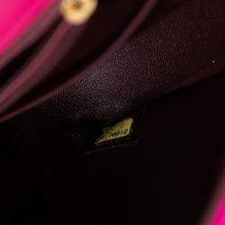 Pre Owned حقيبة رفرف مع قماش مبطن شانيل زهرية صغيرة