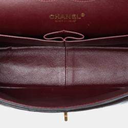 Pre Owned Chanel Black Jumbo Classic Lambskin Double Flap