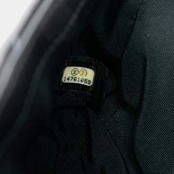 Pre Owned Chanel Grey Small Quilted Metallic Aged Calfskin Chain Me Flap