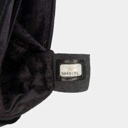 مملوكة مسبقًا Chanel Black Mini Chocolate Bar Satin Triple Chain Single Flap