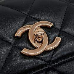 Pre Owned Chanel Black Leather Trendy CC Small