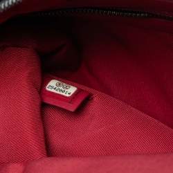 Pre Owned Chanel Black White Medium Aged Calfskin Gabrielle O Case Clutch