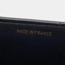 Pre Owned Chanel Chevron Flap Black Caviar Leather Shoulder Bag