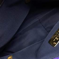 Pre Owned حقيبة كتف بسلسلة شانيل 19 صوف تويد أسود/أرجواني