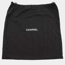 Pre Owned Chanel GST Chain Tote Bag Black Caviar Leather