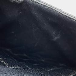 Pre Owned Chanel GST Chain Tote Bag Black Caviar Leather