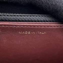 مملوكة مسبقًا Chanel Matelassé Black Caviar Leather Wallet on Chain