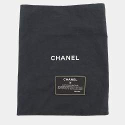 مملوكة مسبقًا حقيبة كتف سلسلة شانيل ديانا جلد حملان أسود بحجم 22