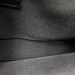 Pre Owned Chanel Chocolate Bar Chain shoulder Bag Blue/Black Satin