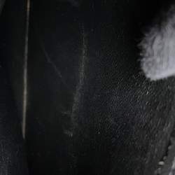 Pre Owned Chanel Matelasse Top Handle Handbag Black Caviar Leather