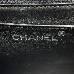 Pre Owned حقيبة شانيل ماتالاسي بمقبض علوي جلد كافيار أسود