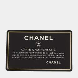 Pre Owned حقيبة شانيل ماتالاسي بمقبض علوي جلد كافيار أسود