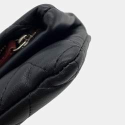 مملوكة مسبقًا Chanel Matelasse Clutch Bag Black Lambskin