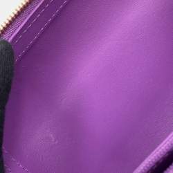 Pre Owned Chanel Matelasse Top Handle Vanity 2-Way Chain shoulder Bag Purple Lambskin Size Small