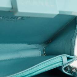 Pre Owned حقيبة كلتش شانيلا بوي سوبرماركت بوي بريك ليجو زجاجي خفيف أزرق بليكسيغراف