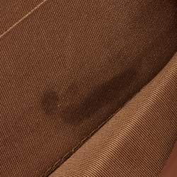 Pre Owned Chanel 19 Wallet On Chain Brown Quilted Leather Chain Bag