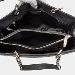 Pre Owned Chanel Black Caviar Grand Shopping Tote