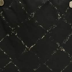 مملوكة مسبقًا Chanel Travel Line Black Quilted Print Nylon Tote