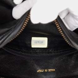 Pre Owned Chanel Black Quilted Lambskin Tassel Barrel Crossbody