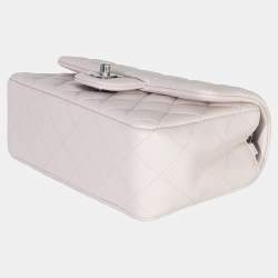 Pre Owned Chanel Rectangle Mini Flap Clair Quilted Lambskin Bag