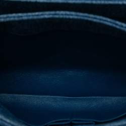 Pre Owned Chanel Blue Medium Denim Trendy CC Top Handle Bag