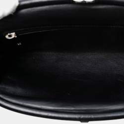 Pre Owned Chanel Black Quilted Lambskin Timeless Kisslock Clutch